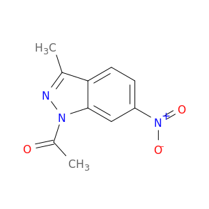 1H-Indazole, 1-acetyl-3-methyl-6-nitro-