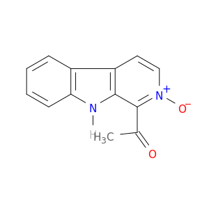 Ethanone, 1-(2-oxido-9H-pyrido[3,4-b]indol-1-yl)-