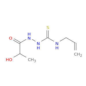 2-hydroxy-N-{[(prop-2-en-1-yl)carbamothioyl]amino}propanamide