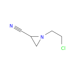 2-Aziridinecarbonitrile, 1-(2-chloroethyl)-