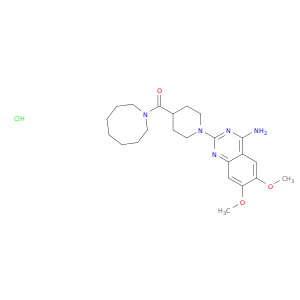 [1-(4-amino-6,7-dimethoxyquinazolin-2-yl)piperidin-4-yl](azocan-1-yl)methanone hydrochloride(1:1)