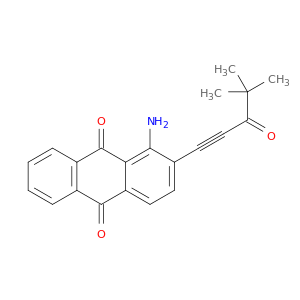 9,10-Anthracenedione, 1-amino-2-(4,4-dimethyl-3-oxo-1-pentynyl)-