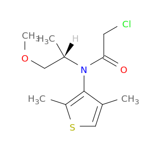 2-氯-N-(2,4-二甲基-3-噻吩基)-N-[(1S)-2-甲氧基-1-甲基乙基]乙酰胺