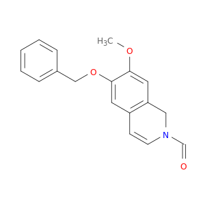 2(1H)-Isoquinolinecarboxaldehyde, 7-methoxy-6-(phenylmethoxy)-