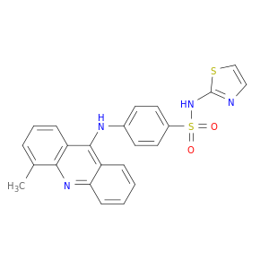 Benzenesulfonamide, 4-[(4-methyl-9-acridinyl)amino]-N-2-thiazolyl-