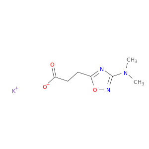 potassium 3-[3-(dimethylamino)-1,2,4-oxadiazol-5-yl]propanoate