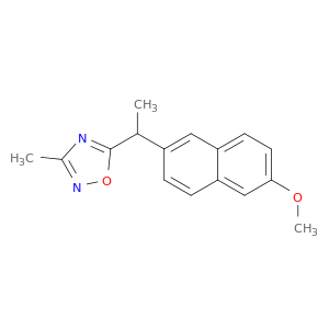 1,2,4-Oxadiazole, 5-[1-(6-methoxy-2-naphthalenyl)ethyl]-3-methyl-