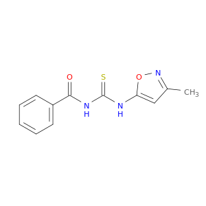Benzamide, N-[[(3-methyl-5-isoxazolyl)amino]thioxomethyl]-