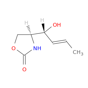 2-Oxazolidinone, 4-[(1R,2E)-1-hydroxy-2-butenyl]-, (4S)-
