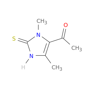 Ethanone, 1-(2,3-dihydro-3,5-dimethyl-2-thioxo-1H-imidazol-4-yl)-