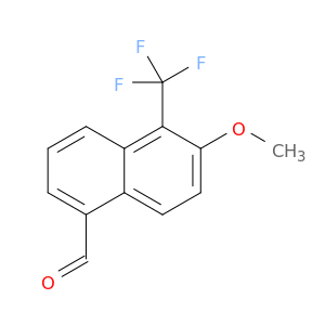 1-Naphthalenecarboxaldehyde, 6-methoxy-5-(trifluoromethyl)-