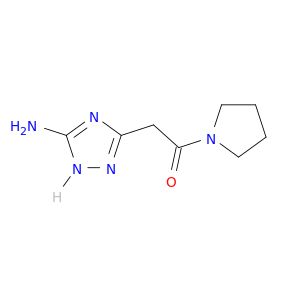 2-(5-氨基-4H-1,2,4-三唑-3-基)-1-(吡咯烷-1-基)乙-1-酮