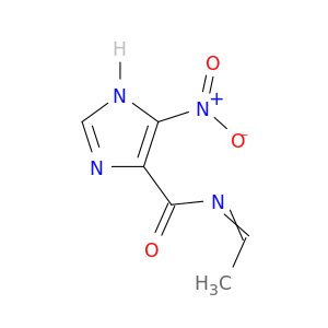 1H-Imidazole-4-carboxamide, N-ethylidene-5-nitro-