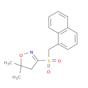 Isoxazole, 4,5-dihydro-5,5-dimethyl-3-[(1-naphthalenylmethyl)sulfonyl]-