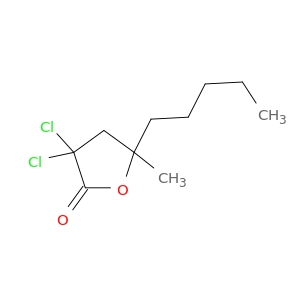 2(3H)-Furanone, 3,3-dichlorodihydro-5-methyl-5-pentyl-