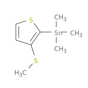 Stannane, trimethyl[3-(methylthio)-2-thienyl]-