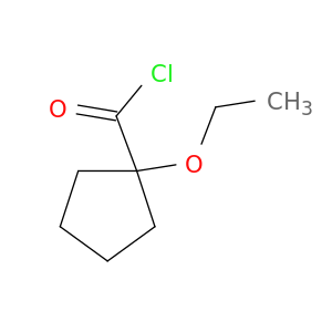 Cyclopentanecarbonylchloride, 1-ethoxy-