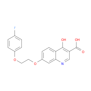 3-Quinolinecarboxylicacid, 7-[2-(4-fluorophenoxy)ethoxy]-4-hydroxy-