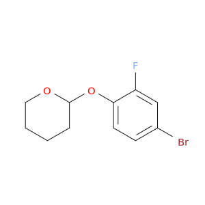 2H-Pyran, 2-(4-bromo-2-fluorophenoxy)tetrahydro-