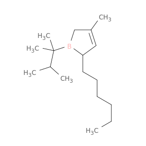 1H-Borole, 2-hexyl-2,5-dihydro-4-methyl-1-(1,1,2-trimethylpropyl)-