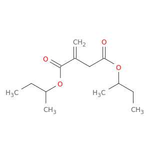 Butanedioic acid, methylene-, bis(1-methylpropyl) ester