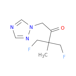 2-Butanone, 4-fluoro-3-(fluoromethyl)-3-methyl-1-(1H-1,2,4-triazol-1-yl)-