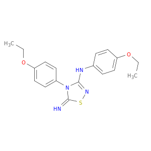 1,2,4-Thiadiazol-3-amine, N,4-bis(4-ethoxyphenyl)-4,5-dihydro-5-imino-