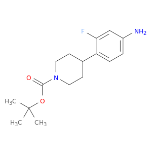 4-(4-氨基-2-氟苯基)哌啶-1-羧酸叔丁酯