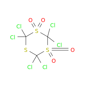 2,2,4,4,6,6-hexachloro-1,3,5-trithiane 1,1,3,3-tetraoxide