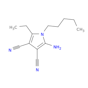1H-Pyrrole-3,4-dicarbonitrile, 2-amino-5-ethyl-1-pentyl-
