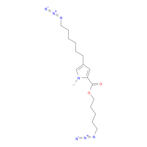 1H-Pyrrole-2-carboxylic acid, 4-(6-azidohexyl)-, 5-azidopentyl ester
