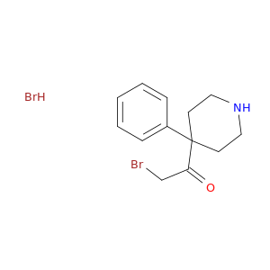 Ethanone, 2-bromo-1-(4-phenyl-4-piperidinyl)-, hydrobromide