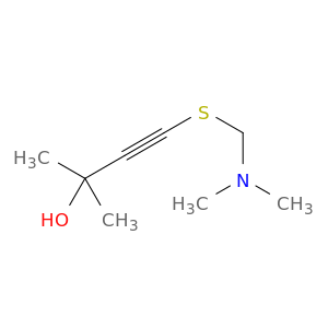 3-Butyn-2-ol, 4-[[(dimethylamino)methyl]thio]-2-methyl-