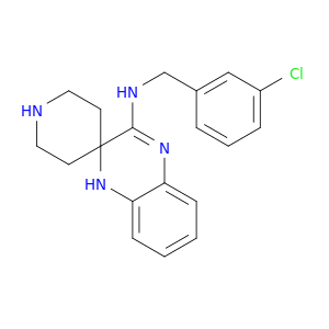 N-[(3-氯苯基)甲基]-螺[哌啶-4,2'(1'H)-喹喔啉]-3'-胺
