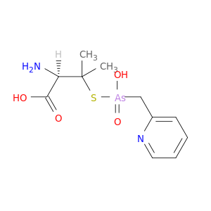Valine, 3-[[hydroxy(2-pyridinylmethyl)arsinyl]thio]-