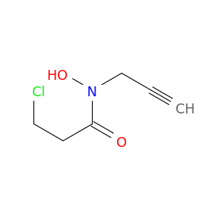 Propanamide, 3-chloro-N-hydroxy-N-2-propynyl-