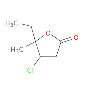 2(5H)-Furanone, 4-chloro-5-ethyl-5-methyl-