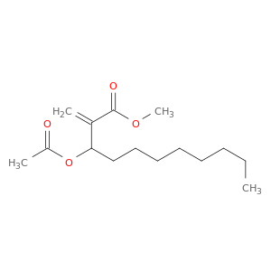 Undecanoic acid, 3-(acetyloxy)-2-methylene-, methyl ester