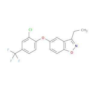 1,2-Benzisoxazole, 5-[2-chloro-4-(trifluoromethyl)phenoxy]-3-ethyl-