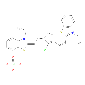 2-[(E)-2-(2-CHLORO-3-((E)-2-[3-ETHYL-1,3-BENZOTHIAZOL-2(3H)-YLIDENE]ETHYLIDENE)-1-CYCLOPENTEN-1-YL)VINYL]-3-ETHYL-1,3-BENZOTHIAZOL-3-IUM PERCHLORATE