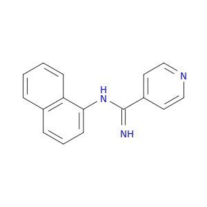 N-NAPHTHALEN-1-YLISONICOTINAMIDINE