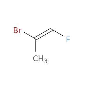 1-Propene, 2-bromo-1-fluoro-, (E)-