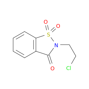 1,2-Benzisothiazol-3(2H)-one, 2-(2-chloroethyl)-, 1,1-dioxide
