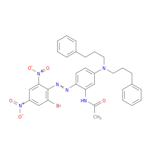 N-[5-[双(3-苯基丙基)氨基]-2-[2-(2-溴-4,6-二硝基苯基)二苯基]乙酰胺