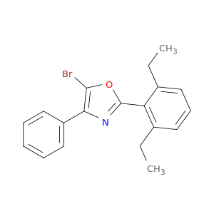 Oxazole, 5-bromo-2-(2,6-diethylphenyl)-4-phenyl-