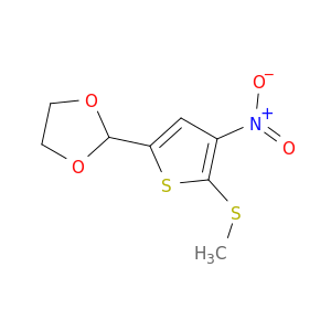 1,3-Dioxolane, 2-[5-(methylthio)-4-nitro-2-thienyl]-