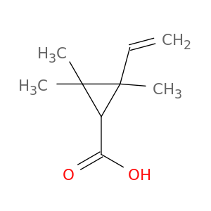 Cyclopropanecarboxylic acid, 2-ethenyl-2,3,3-trimethyl-