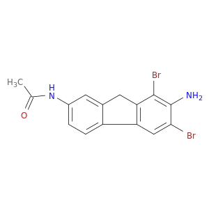 Acetamide, N-(7-amino-6,8-dibromo-9H-fluoren-2-yl)-