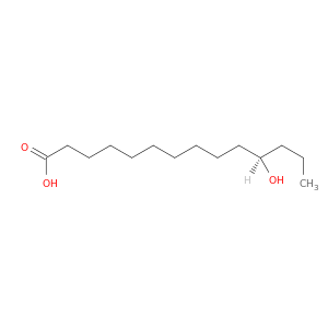 Tetradecanoic acid, 11-hydroxy-, (11R)-