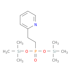 Phosphonic acid, [2-(2-pyridinyl)ethyl]-, bis(trimethylsilyl) ester